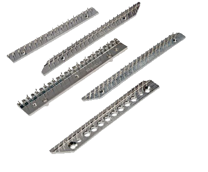 Custom Pitch 60mm Pin Plates , Bruckner Artos Harish Stenter Spare Parts