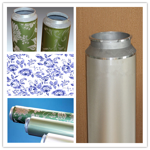 High Utilization Ratio Nickel Cylinder Screen Printing Screens 914 1018 Textile Machinery Spare Parts
